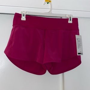 NWT 4” Lululemon Speed Up Shorts Size 10